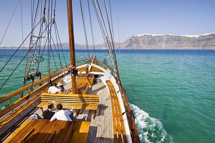Sunset Sail to Santorini Volcano, Hot Springs & Caldera Cruise photo 2