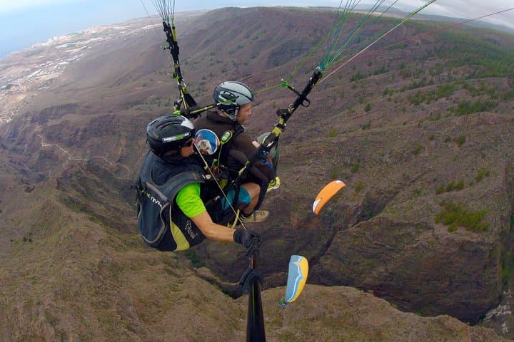 Premium Paragliding Flight Costa Adeje to Playa La Enramada