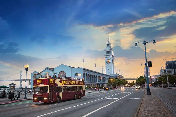 San Francisco Night Tour: Sunset Sights on an Open-Top Bus