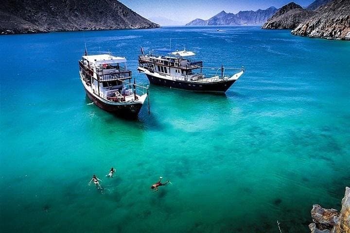 Khasab Fjords Full-Day Dhow Cruise: Dolphins, Snorkeling & 16km Khor photo 1