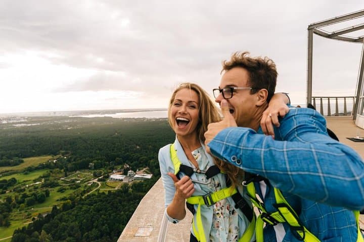 Walk on the Edge at Tallinn TV Tower — Rooftop Ledge Experience at 175m