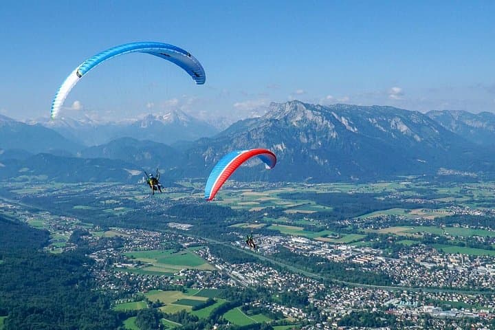 Tandem Paragliding from Gaisberg: Scenic 20-Min Flights Over Salzburg