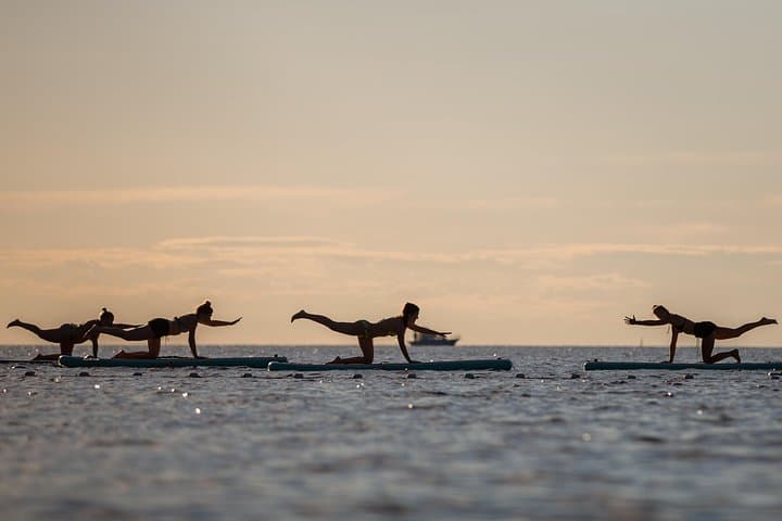 SUP Yoga in Pula: Stand-Up Paddleboard Yoga on the Adriatic