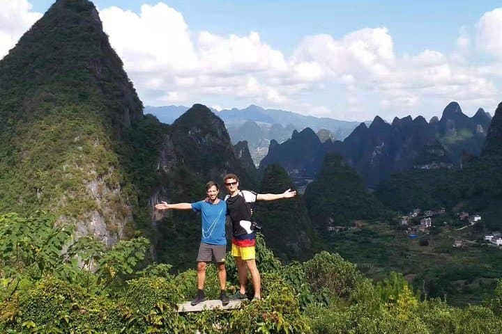 Yangshuo Private Day Tour — Xianggong Hill, Bamboo Rafting & Countryside Cycling photo 4