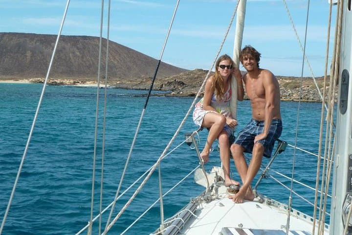 Private Sunset Sailing from Corralejo to Lobos Island — Romantic Sunset Charter