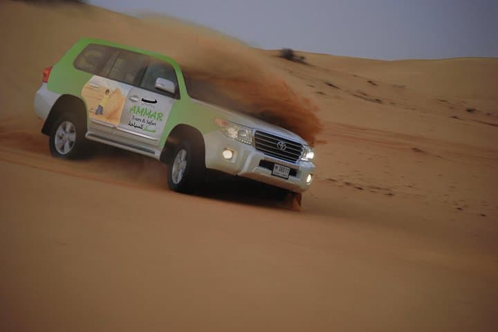 Dubai Red Dune Desert Safari: Private 4x4 Dune Bashing, Sandboarding & BBQ Experience