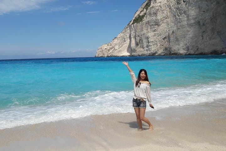 Glass-bottom boat to Navagio Shipwreck Beach and Blue Caves — Zakynthos day cruise photo 6