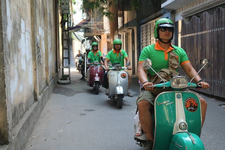 Vespa Ride Through Hanoi: 2.5-Hour Old Quarter & Long Bien Bridge Tour photo 1