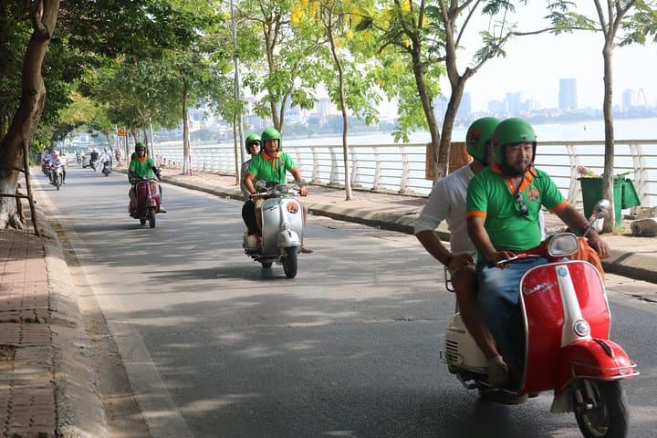 Vespa Ride Through Hanoi: 2.5-Hour Old Quarter & Long Bien Bridge Tour photo 2