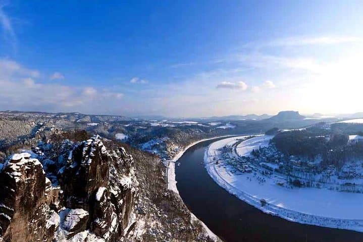 Bohemian and Saxon Switzerland Winter Day Trip from Dresden — Bastei Bridge & Pravčická Gate photo 4