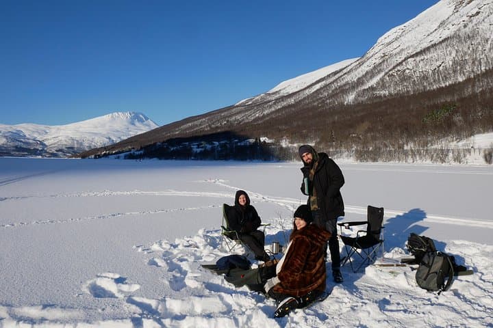 Ice Fishing on Ullsfjord: Arctic Catch & Cookout from Tromsø photo 2
