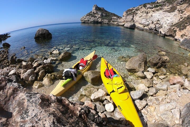 Sea Kayak the Devil's Saddle: Guided Kayak Tour on Cagliari's Gulf of Angels