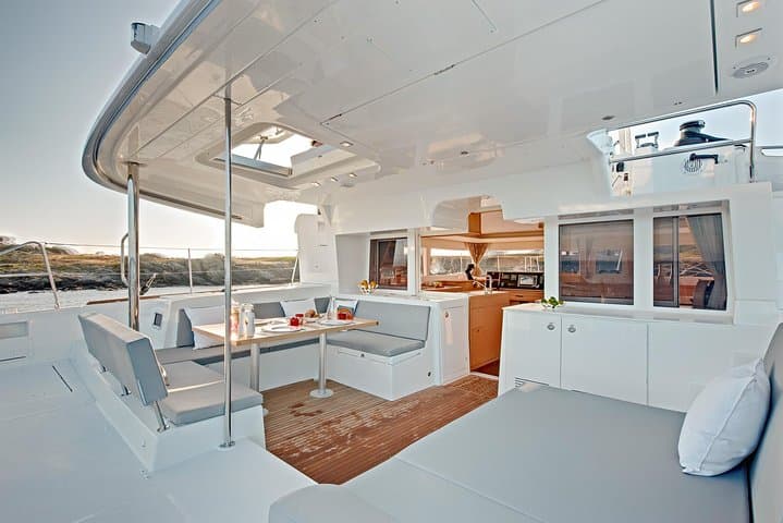 Santorini Private Lagoon 450 Catamaran Day Tour with BBQ, Snorkeling & Hot Springs photo 4