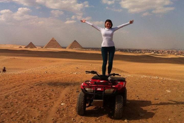 Quad Bike Desert Safari Around the Giza Pyramids — Sunrise & Sunset Tours