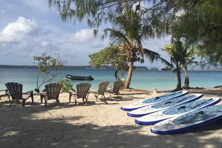 Tumon Bay SUP Lesson and Guided Scuba: Beginner-Friendly Reef Adventure photo 6
