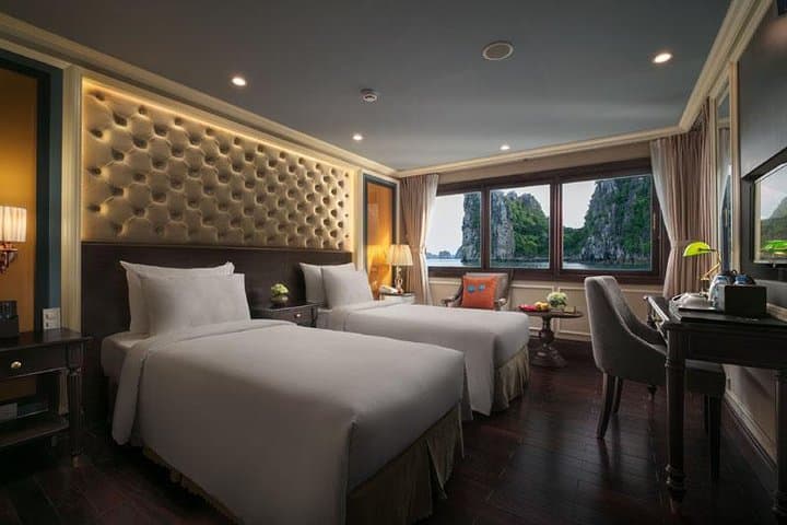 Bai Tu Long Bay 3-Day Luxury Cruise: Private Balcony Cabins, Kayaking & Floating Villages photo 2