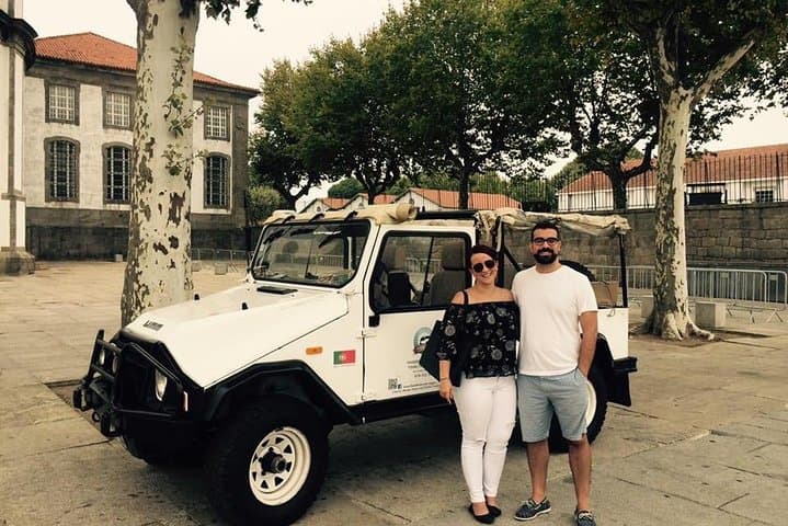 Porto UMM 4x4 Military Jeep Tour — Classic Convertible Jeep Drive Through Oporto