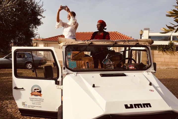 Porto UMM 4x4 Military Jeep Tour — Classic Convertible Jeep Drive Through Oporto photo 4