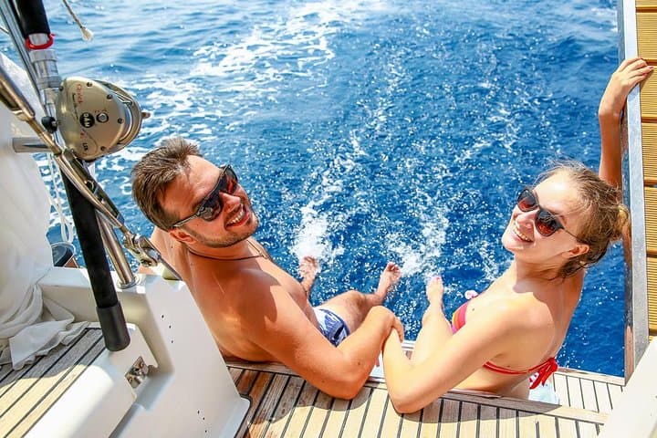 Morning Caldera Sailing Cruise: Santorini BBQ, Snorkel & Swim photo 5