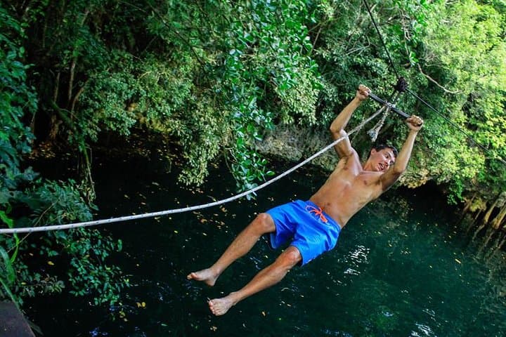 Day-Long ATV, Zipline & Cenote Combo with Romantic Nichupte Galleon Dinner photo 2