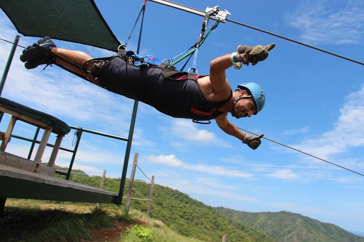 Diamante Eco Adventure Park Ocean-View Zipline: Superman Line in Guanacaste, Costa Rica photo 2