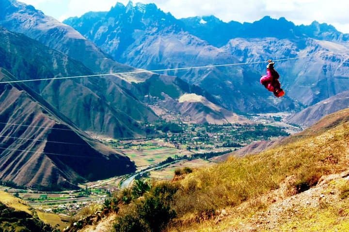 Soar Over the Sacred Valley: Half-Day Zipline Trip from Cusco