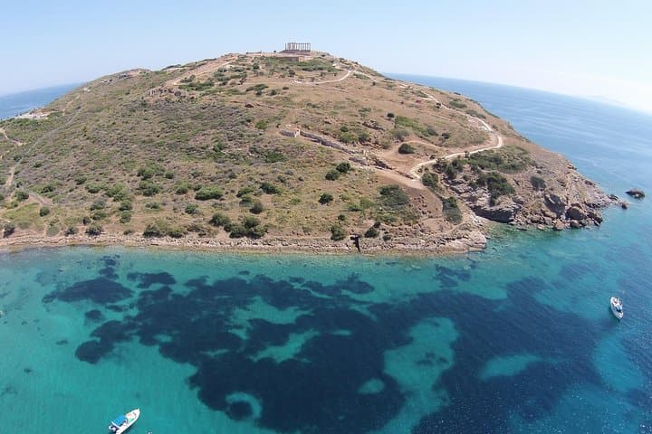 Cape Sounion private tour from Athens with Vouliagmeni meal — sunset temple visit photo 1
