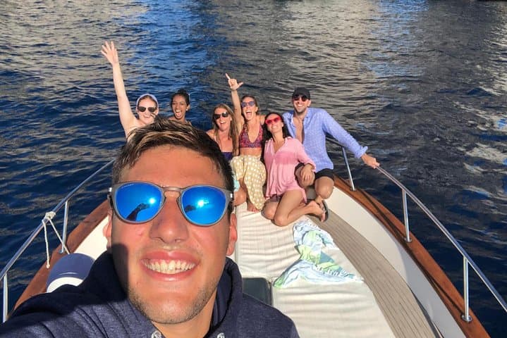 Private Capri Boat Tour from Positano: Snorkel Grottos & Swim Stops