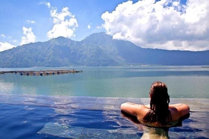 Mount Batur Sunrise Trek and Natural Hot Spring Guide from Ubud