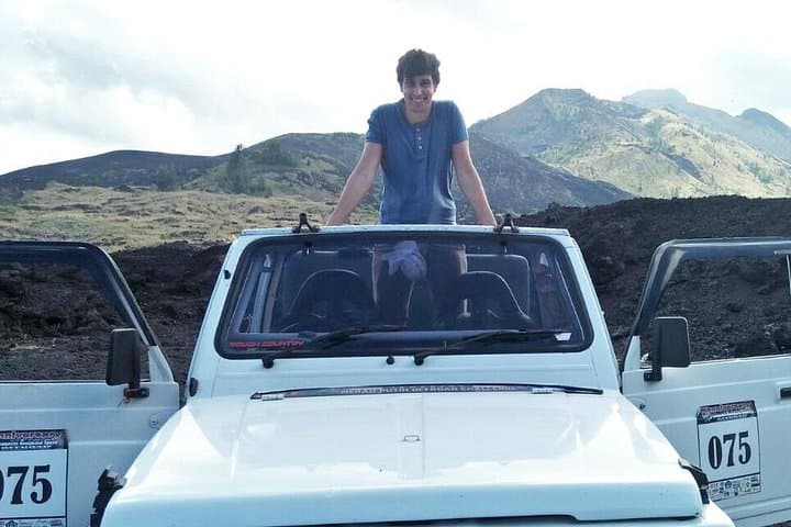 Exploring Bali’s Batur Volcano: 4WD Jeep Ride Through Black Lava and Natural Springs photo 2