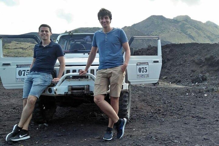 Exploring Bali’s Batur Volcano: 4WD Jeep Ride Through Black Lava and Natural Springs photo 3