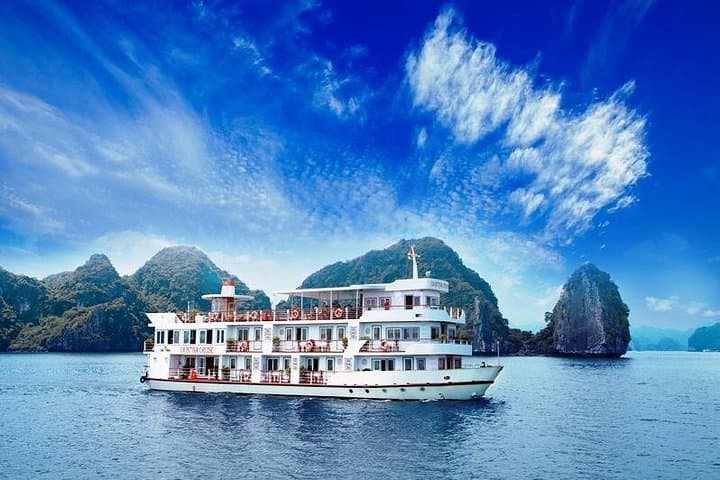 2-Day Luxury Halong Bay Cruise: Cristina Diamond — Kayak, Cave & Tai Chi photo 1