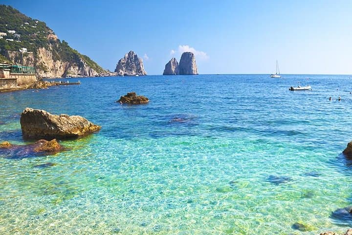 Capri Pass: Sorrento Boat Tour to Capri, Blue Grotto & Faraglioni