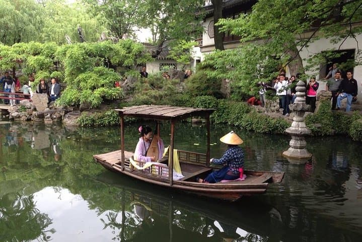 Private Suzhou Day Trip from Shanghai by Bullet Train — Gardens, Canals & Silk