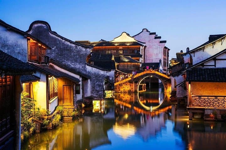 Wuzhen & Xitang Day Trip from Hangzhou: Evening Boat Ride, Dinner, and Ancient Canals photo 1