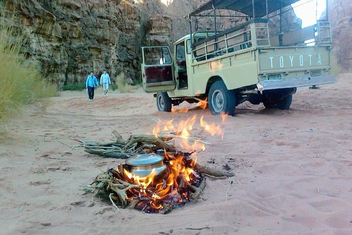 Wadi Rum Jeep Tour and Overnight Bedouin Camp Experience photo 2