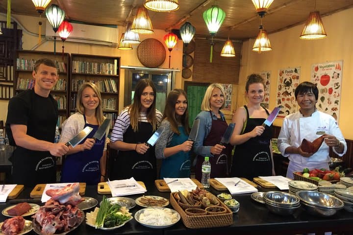Hanoi Market & Hands-On Vietnamese Cooking Class at Orchid Restaurant