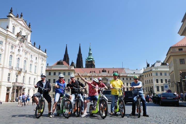 Glorious Prague: 3-Hour Guided e-Scooter & eBike Riverbank Tour