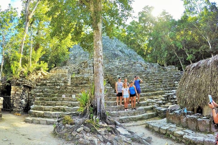 Private Tulum and Coba Day Tour — Ruins, Nohoch Mul Climb & Cenote Swim photo 2