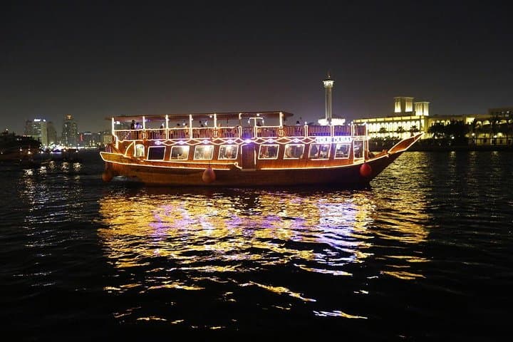 Dubai Creek 2-Hour Romantic Dhow Dinner Cruise Under the Stars photo 2
