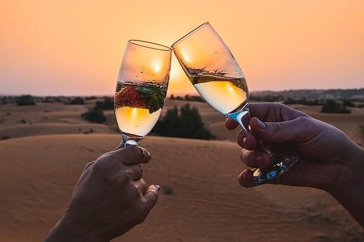 Desert Sunset Champagne Private Tour in Dubai — Dune Bashing, Sandboarding & Bedouin Camp photo 2