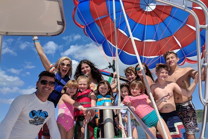 Parasailing in St Kitts: 600ft Sky Rides with St. Kitts Water Sports photo 2