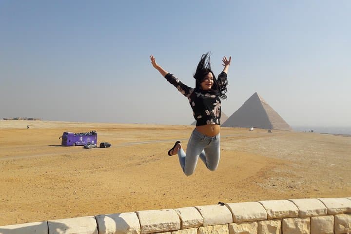 Full-Day Tour: Giza Pyramids, Saqqara and Ancient Memphis — Camel Ride & Panorama