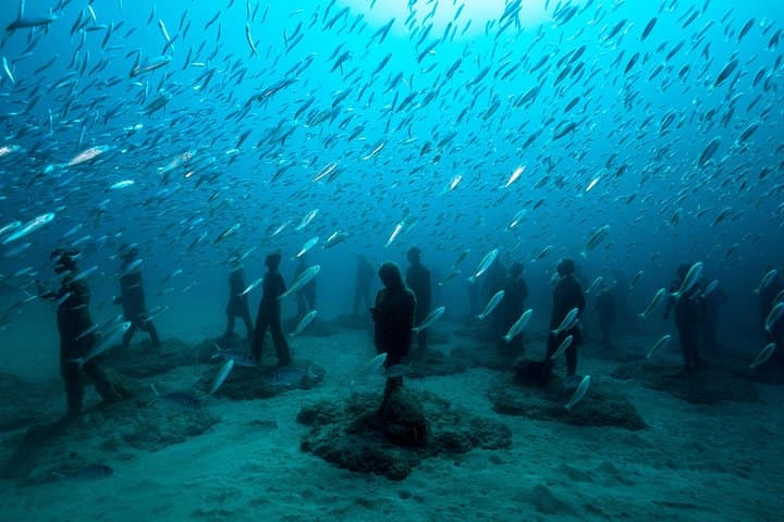 Museo Atlantico Underwater Sculpture Dive — Lanzarote's Submerged Art Park photo 4