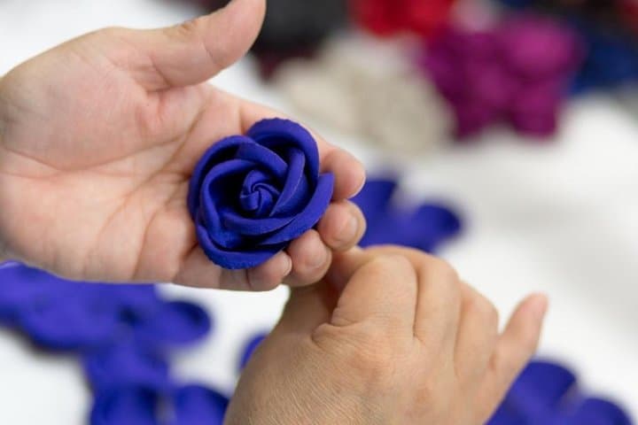Inside M&S Schmalberg: Garment District Fabric Flower Factory Tour photo 2