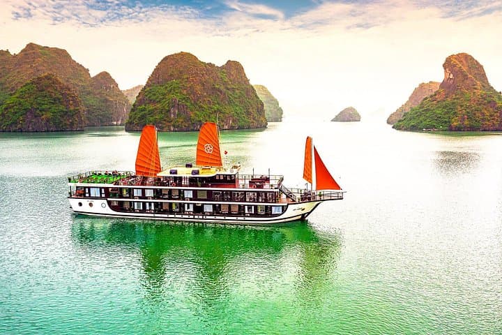 Overnight Halong Bay Cruise from Hanoi — 2-Day Junk Boat Adventure photo 1