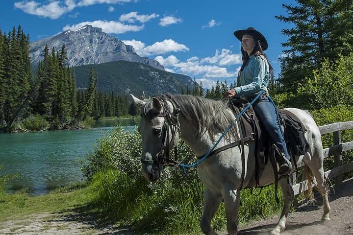 Exploring Banff National Park on a 1 Hour Bow River Horseback Ride photo 2