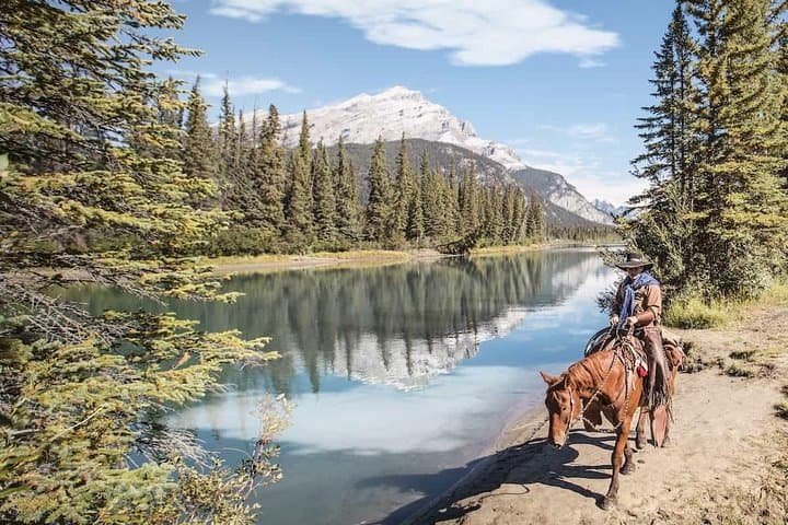 Exploring Banff National Park on a 1 Hour Bow River Horseback Ride photo 3