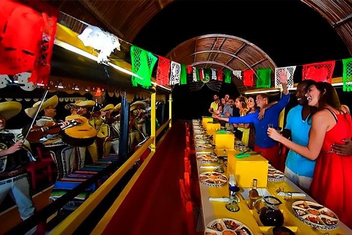 Xoximilco Cancún: Night Trajinera Party & Mexican Folklore Dinner Cruise photo 5