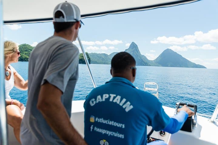 St Lucia Full-Day Catamaran Cruise: Soufriere, Pitons, Snorkel & Volcano photo 3